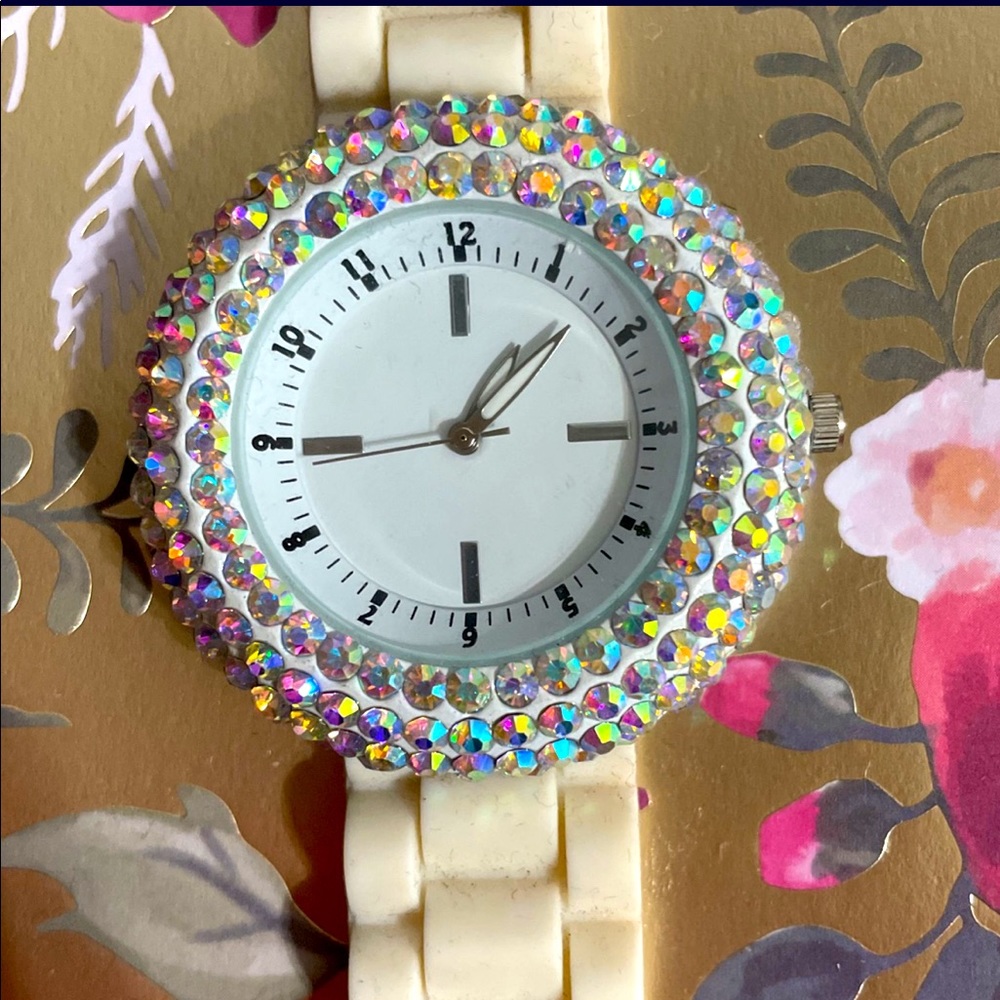 Crystal Faced Watch
